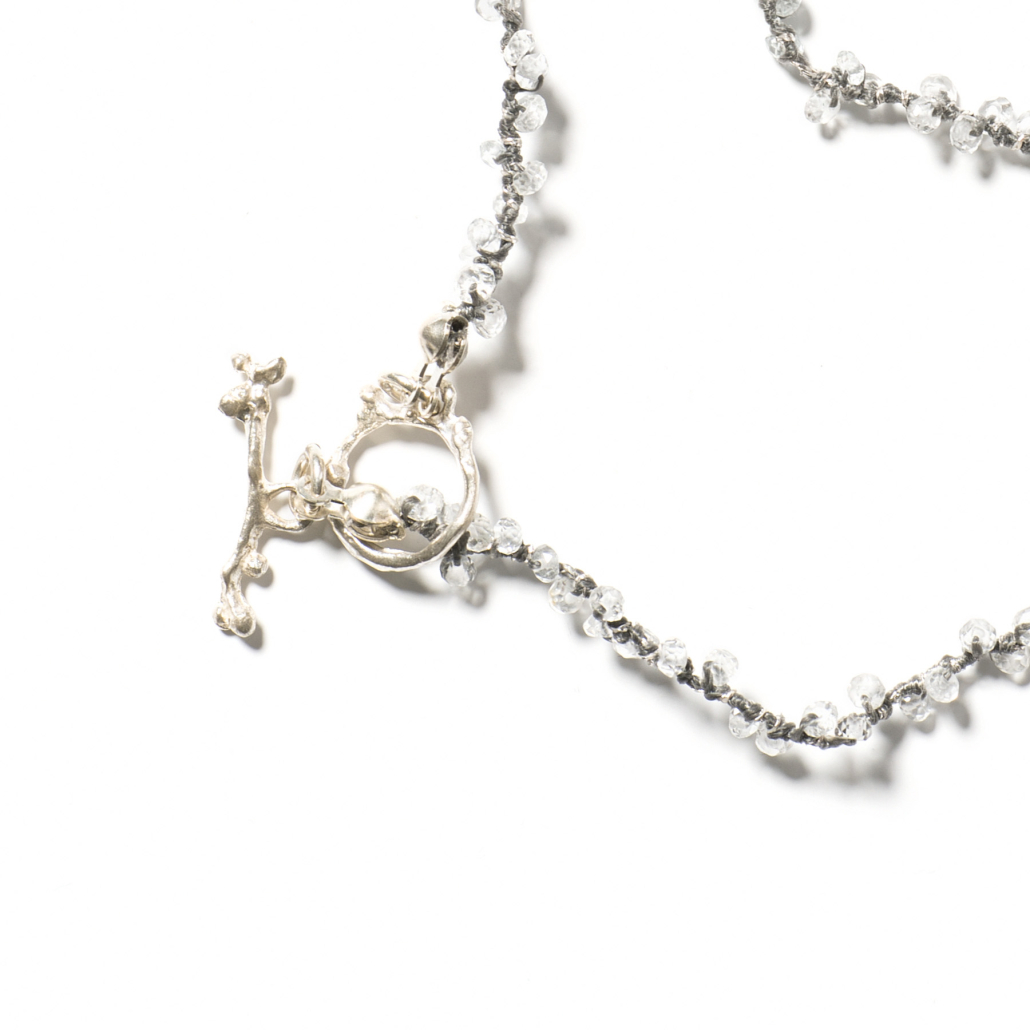 Edelstein Kette Poesie Blautopas