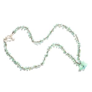 Edelstein Kette Poesie Chrysopras