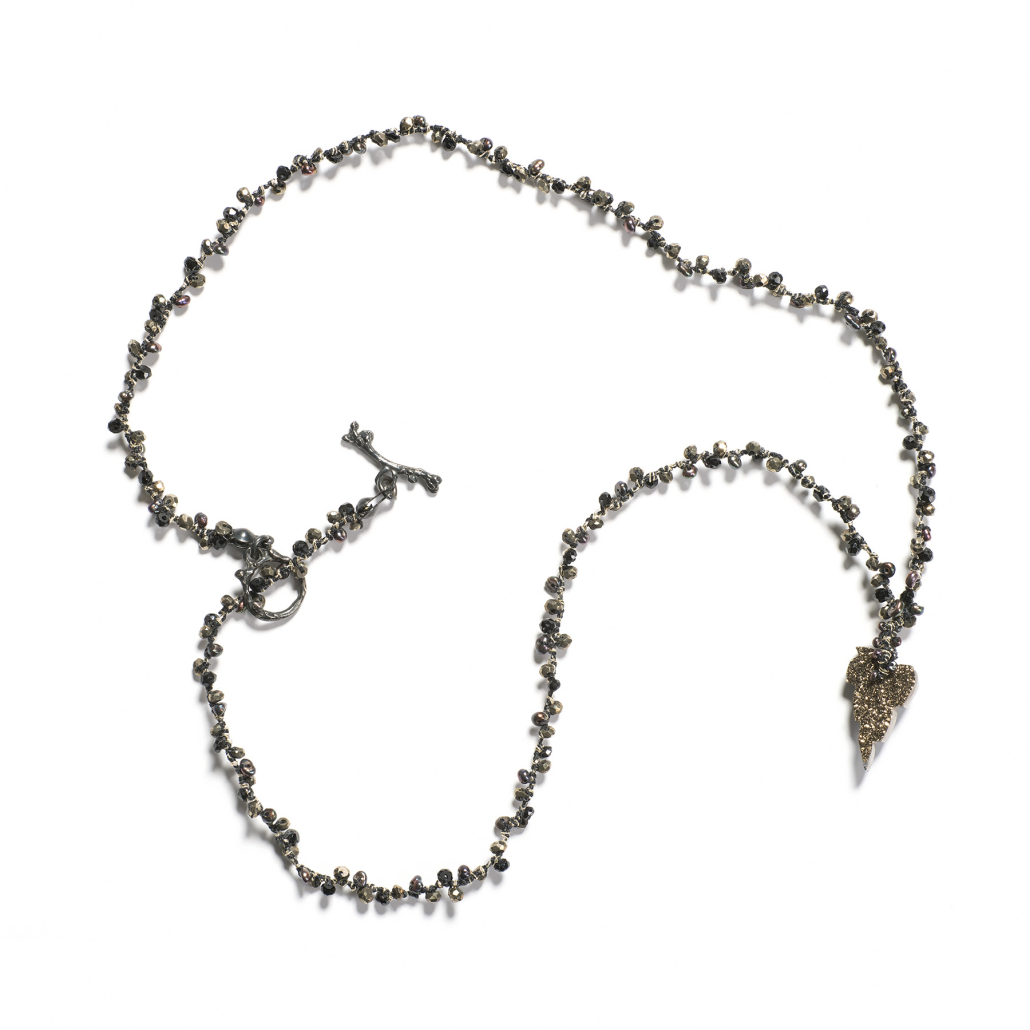 Edelstein Kette Poesie Engelsflügel