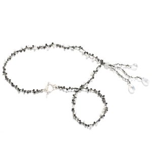 Edelstein Kette Poesie Mondstein