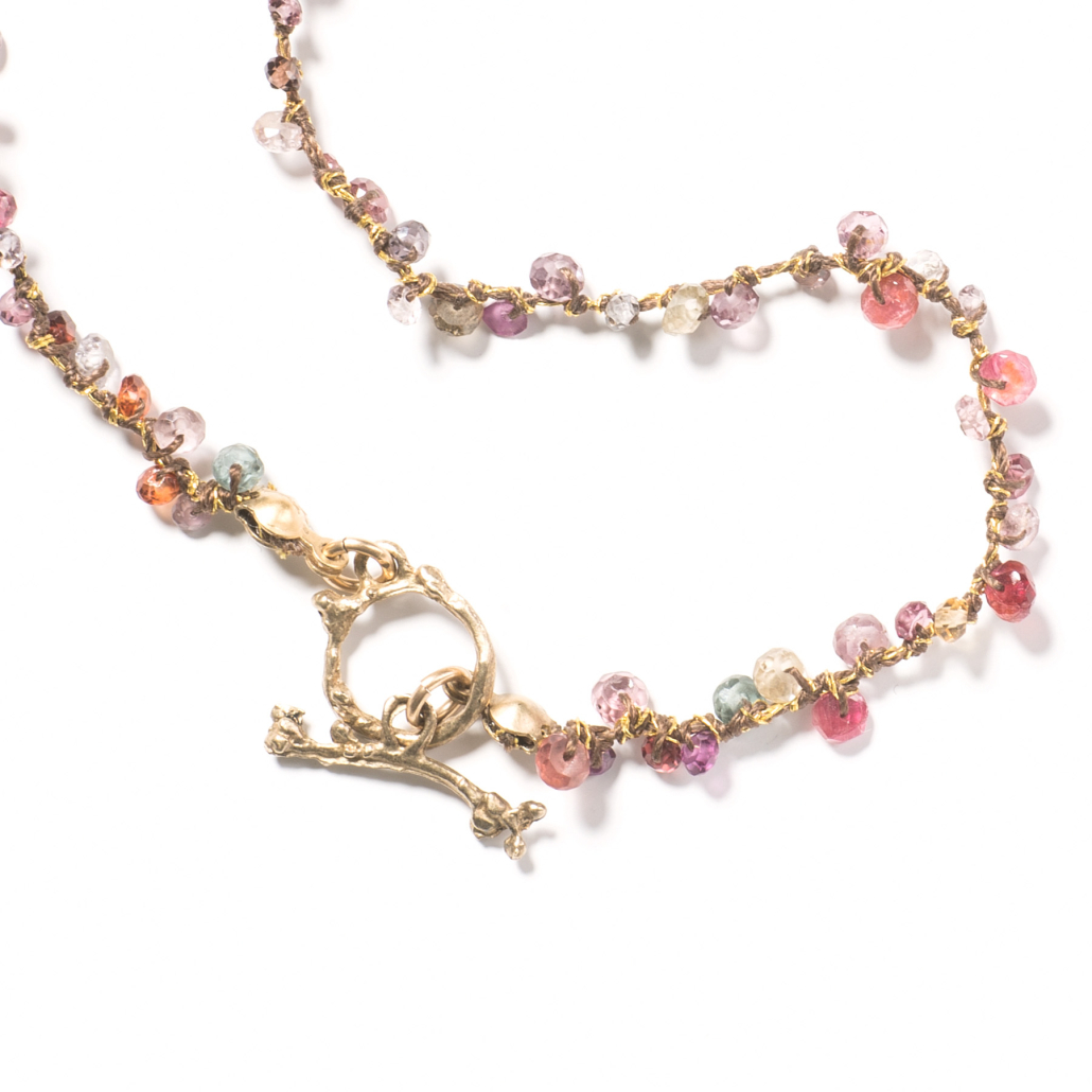 Edelstein Kette Poesie Rauchquarz
