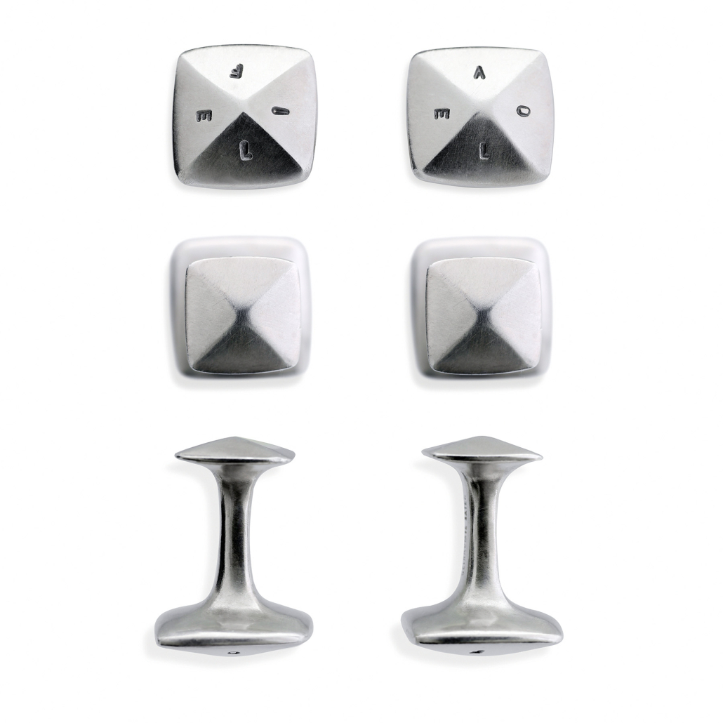 Manschettenknöpfe eckig Life Love